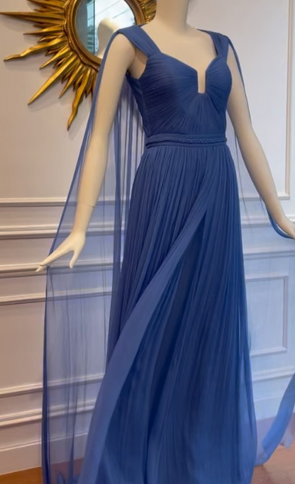 Superbe robe de soirée longue en satin fuchsia, style sirène, sans bretelles, ED02613