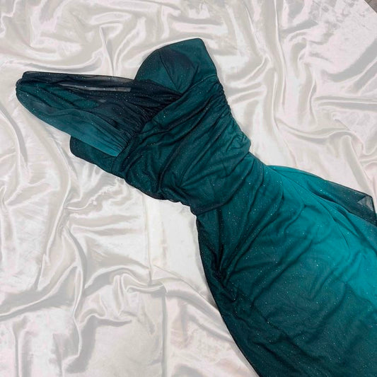 Wunderschönes dunkelolivgrünes herzförmiger Ausschnitt A-Linie Satin Tüll Kurzes Ballkleid Homecoming-Kleid ED02575