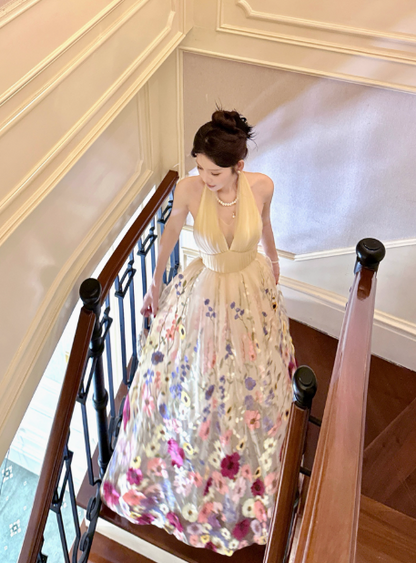 Superbe robe de soirée longue en satin fuchsia, style sirène, sans bretelles, ED02613