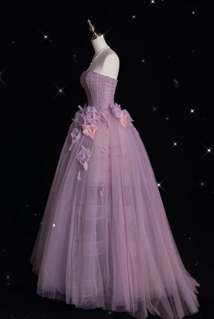 Superbe robe de soirée longue en satin fuchsia, style sirène, sans bretelles, ED02613