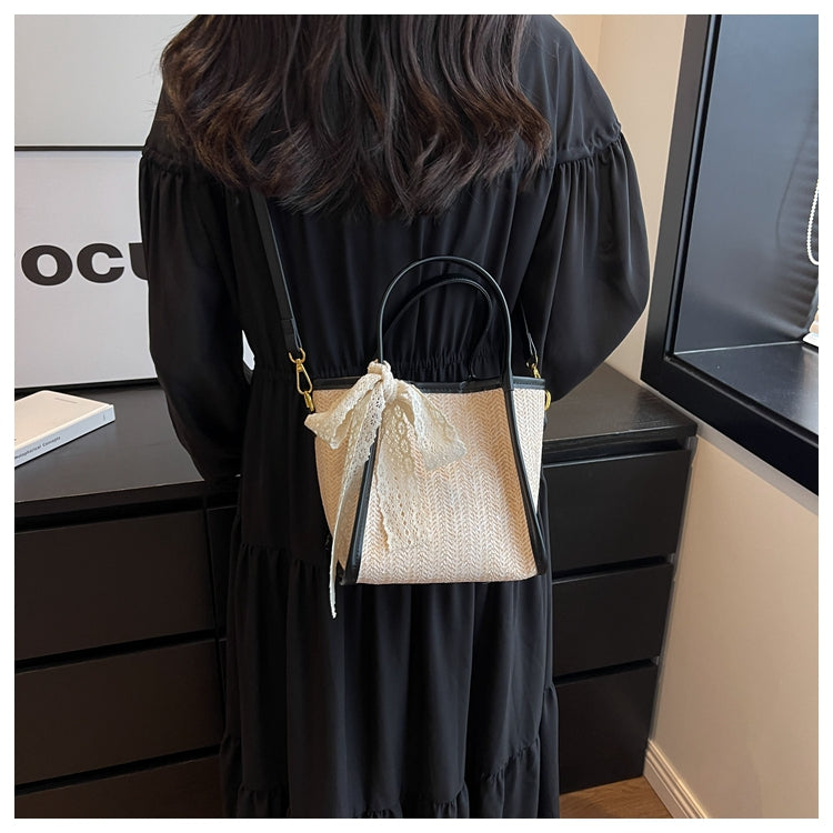 Sac à bandoulière tissé à la main décontracté et polyvalent ED0376
