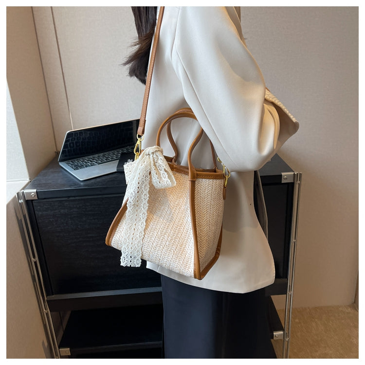 Sac à bandoulière tissé à la main décontracté et polyvalent ED0376