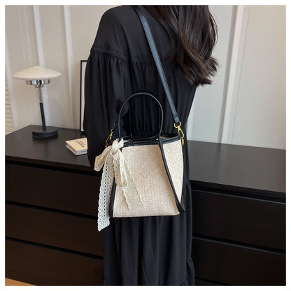 Sac à bandoulière tissé à la main décontracté et polyvalent ED0376
