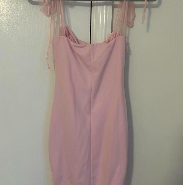 Elegant Strap Bodycon Short Formal Dress Stunning Birthday Dress Pink Homecoming Dress ED03786