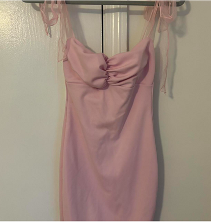 Elegant Strap Bodycon Short Formal Dress Stunning Birthday Dress Pink Homecoming Dress ED03786