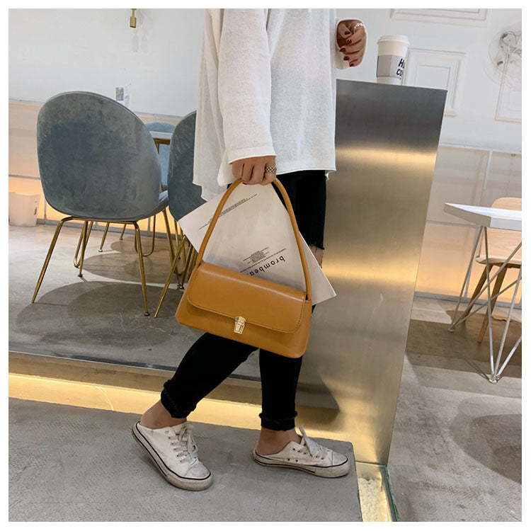 Sac baguette rétro français à bandoulière ED0378