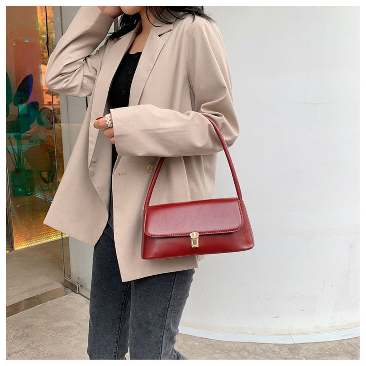 Sac baguette rétro français à bandoulière ED0378