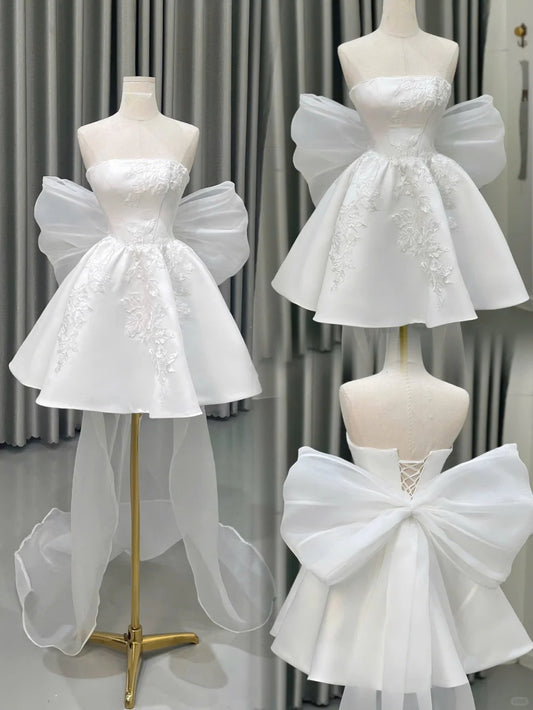 Wunderschönes dunkelolivgrünes herzförmiger Ausschnitt A-Linie Satin Tüll Kurzes Ballkleid Homecoming-Kleid ED02575