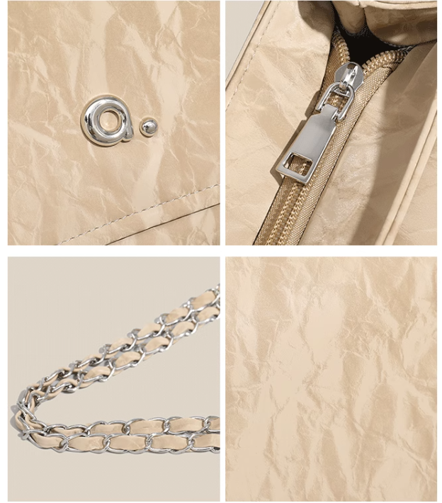 Sac à bandoulière polyvalent de grande capacité avec chaîne ED0382