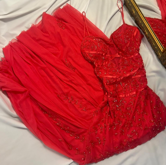 Wunderschönes dunkelolivgrünes herzförmiger Ausschnitt A-Linie Satin Tüll Kurzes Ballkleid Homecoming-Kleid ED02575