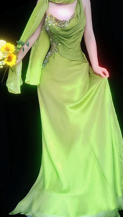 Wunderschönes dunkelolivgrünes herzförmiger Ausschnitt A-Linie Satin Tüll Kurzes Ballkleid Homecoming-Kleid ED02575