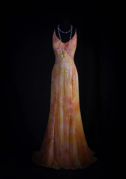 Superbe robe de soirée longue en satin fuchsia, style sirène, sans bretelles, ED02613