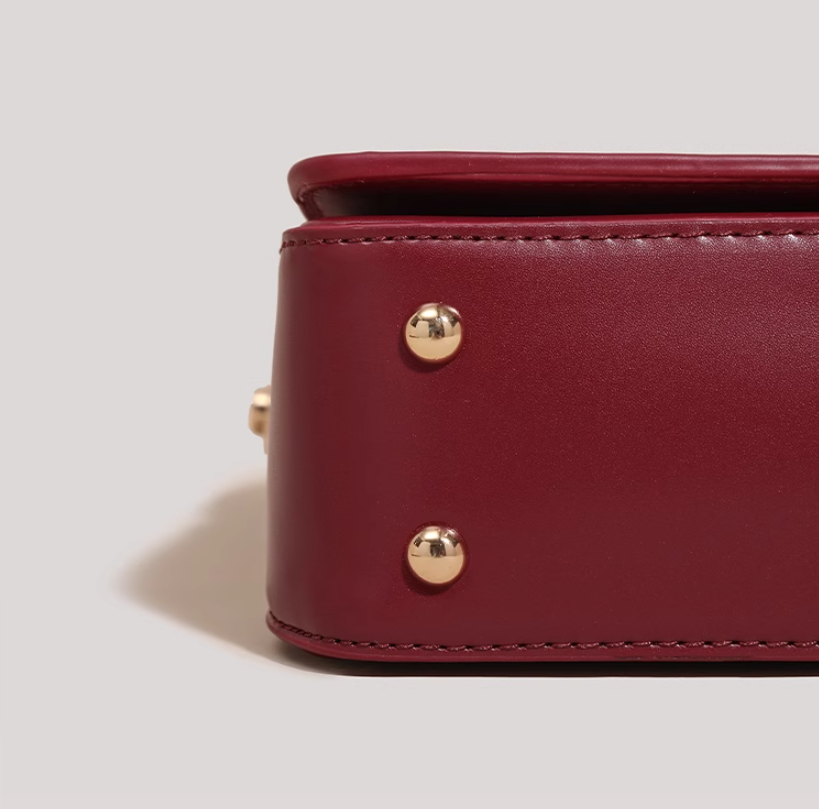Sac à main rouge niche à bandoulière ED0403