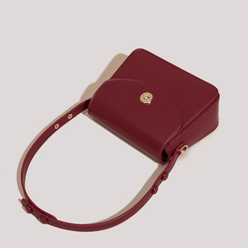 Sac à main rouge niche à bandoulière ED0403