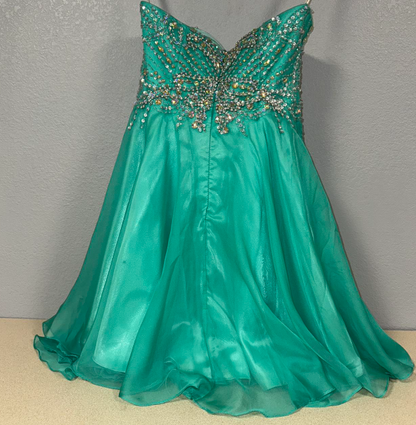 Cute A-Line Sweetheart Neck Short Birthday Dress Tulle Beaded Homecoming Dress ED04091