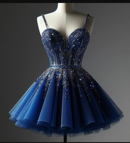 Wunderschönes dunkelolivgrünes herzförmiger Ausschnitt A-Linie Satin Tüll Kurzes Ballkleid Homecoming-Kleid ED02575