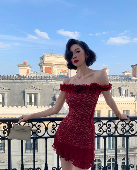 Superbe robe de soirée longue en satin fuchsia, style sirène, sans bretelles, ED02613