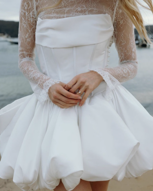 Wunderschönes dunkelolivgrünes herzförmiger Ausschnitt A-Linie Satin Tüll Kurzes Ballkleid Homecoming-Kleid ED02575