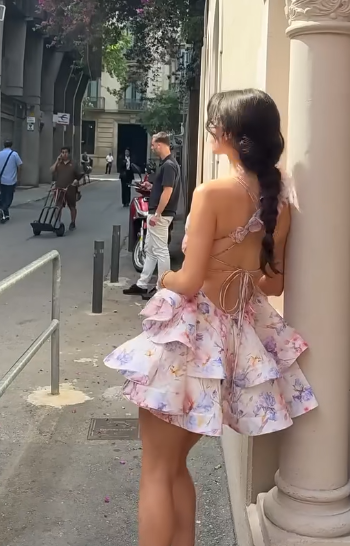 Superbe robe de soirée longue en satin fuchsia, style sirène, sans bretelles, ED02613