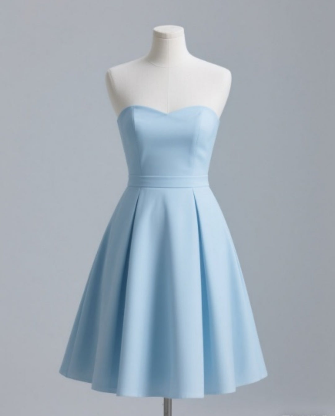 Cute A-line Short Prom Dresses, Sweetheart Formal Dresses, Sky Blue Homecoming Dresses ED04183