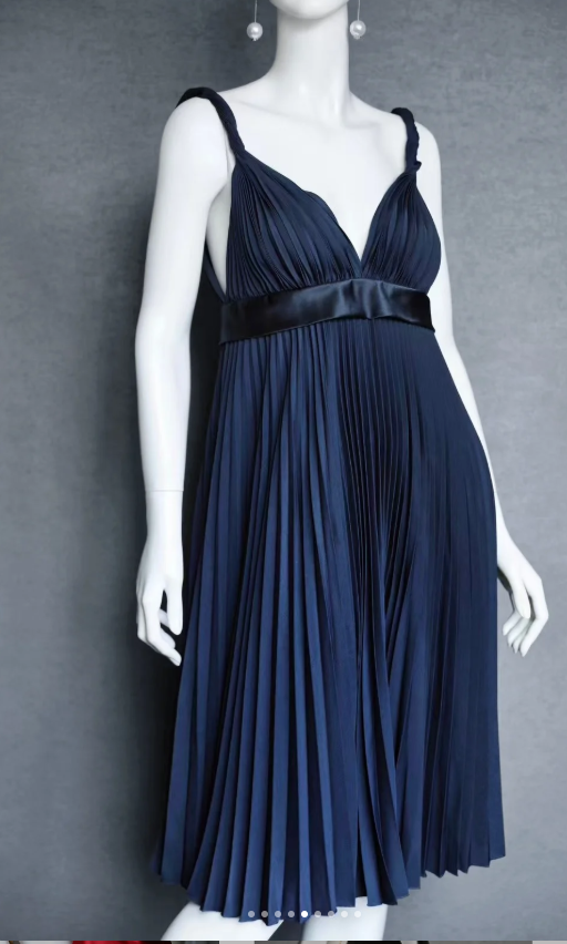 Classic Vneck Sheath Chiffon Short Prom Dresses, Navy Blue Homecoming Dresses ED04251