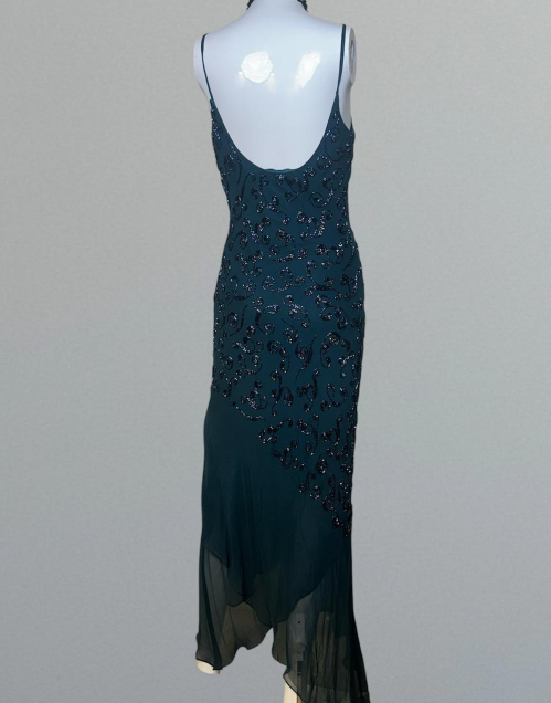 Superbe robe de soirée longue en satin fuchsia, style sirène, sans bretelles, ED02613