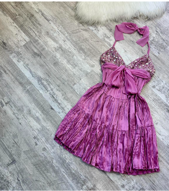 Vintage Halter Sheath Satin Short Prom Dresses, Beads Backless Homecoming Dresses ED04306
