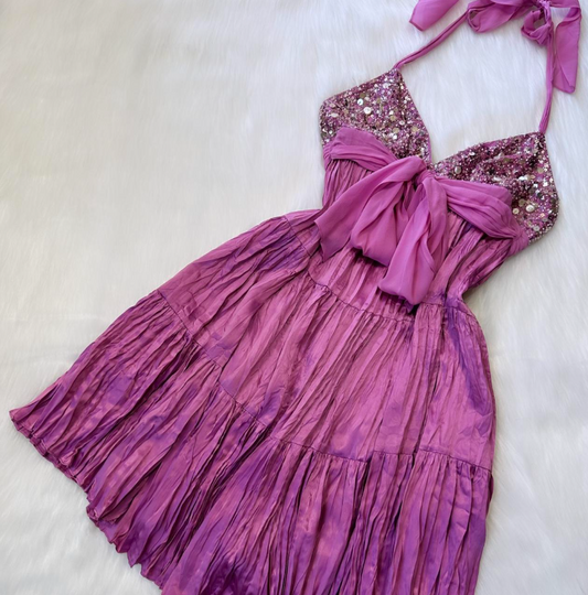 Vintage Halter Sheath Satin Short Prom Dresses, Beads Backless Homecoming Dresses ED04306