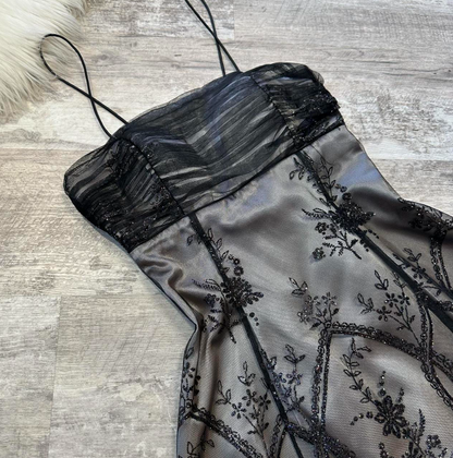 Vintage A-line Tulle Short Prom Dresses, Grey Homecoming Dresses, Spaghetti Strap Birthday Dresses ED04310