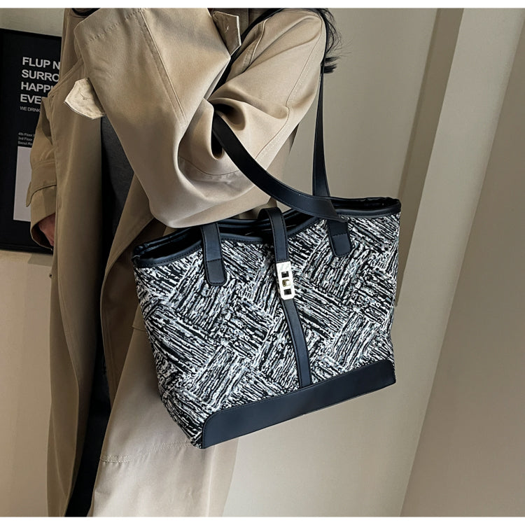 Sac à bandoulière en toile imprimée grande capacité ED0433