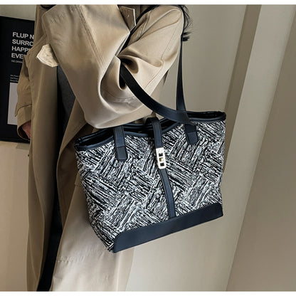 Sac à bandoulière en toile imprimée grande capacité ED0433