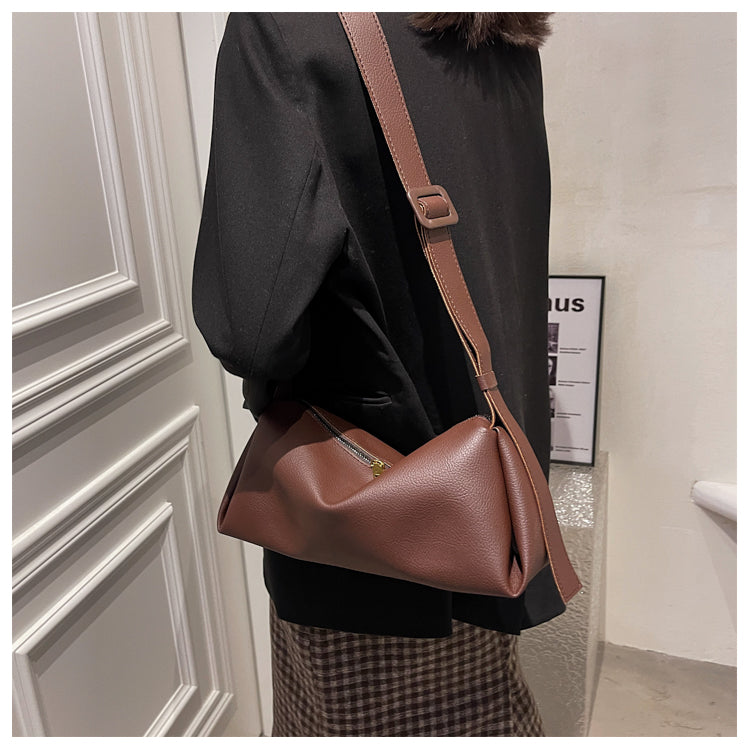 Sac à bandoulière trapézoïdal polyvalent rétro de niche ED0434