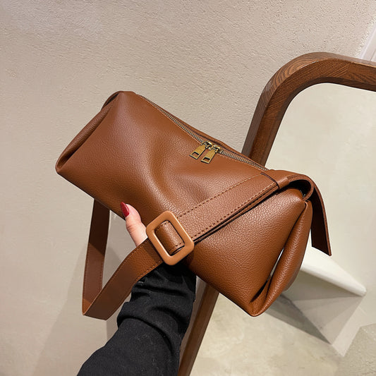 Sac à bandoulière trapézoïdal polyvalent rétro de niche ED0434
