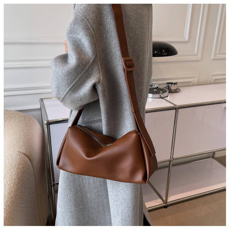 Sac à bandoulière trapézoïdal polyvalent rétro de niche ED0434
