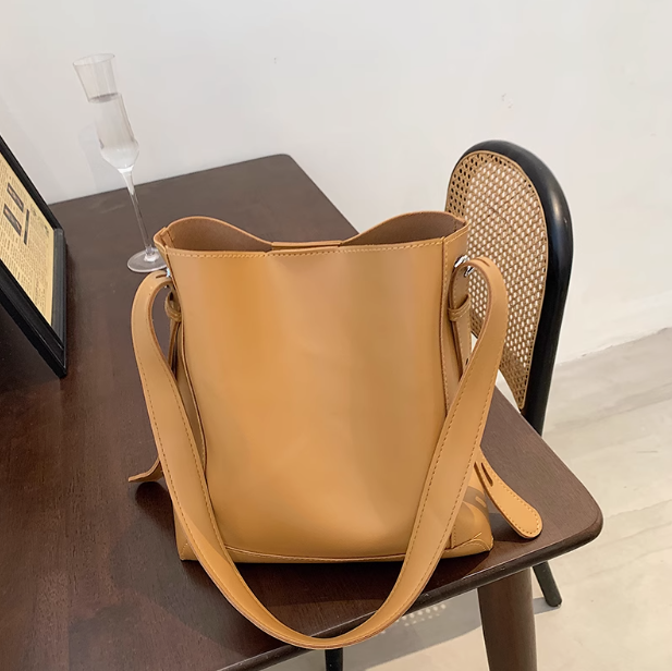 Sac seau à bandoulière polyvalent de grande capacité pour les déplacements quotidiens, sac fourre-tout ED0435