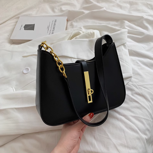 Sac à bandoulière simple et polyvalent pour les déplacements quotidiens, sac sous les bras ED0439
