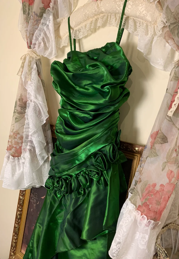 Superbe robe de soirée longue en satin fuchsia, style sirène, sans bretelles, ED02613