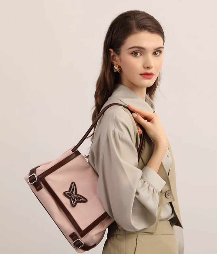 Sac bandoulière papillon style moto rétro américain ED0441