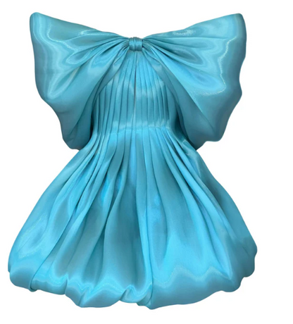 Fairy Strapless A-Line Short Prom Dresses Satin Turquoise Homecoming Dresses ED04549