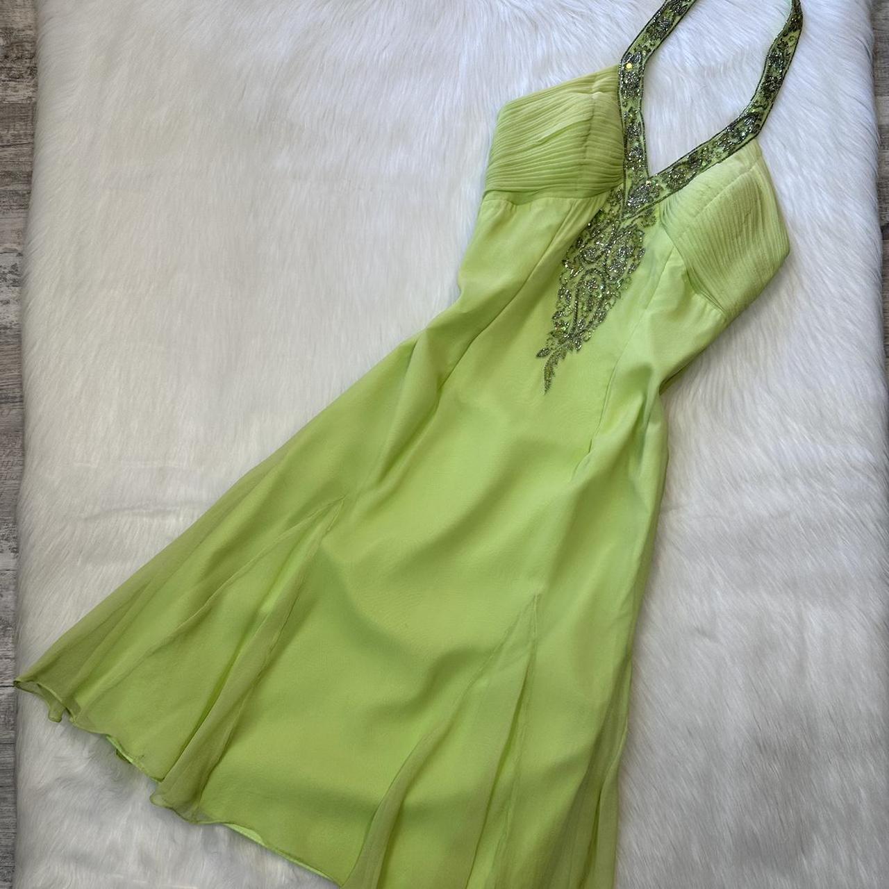 Fairy Halter Sheath Short Prom Dresses, Chiffon Green Homecoming Dresses Birthday Dresses ED04601