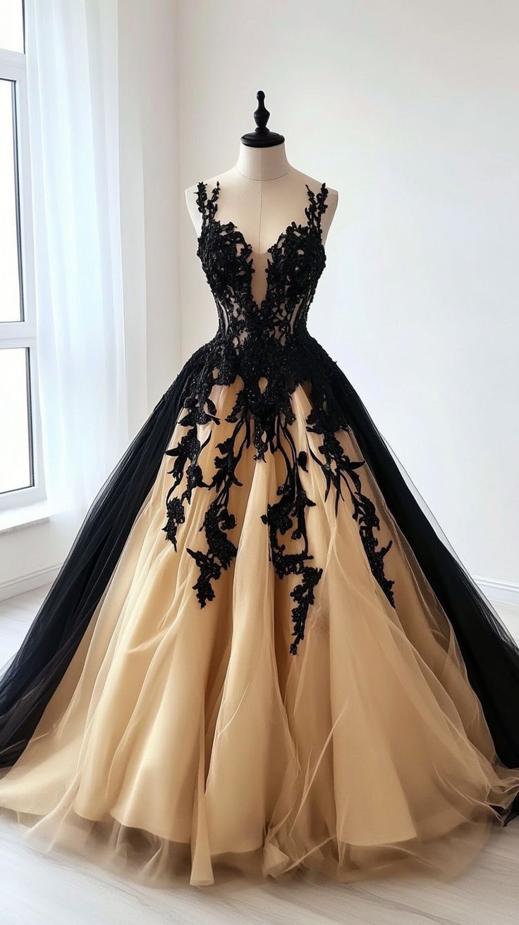 Glam Sweetheart A-Line Long Prom Dresses Tulle Applique Evening Dresses ED04632