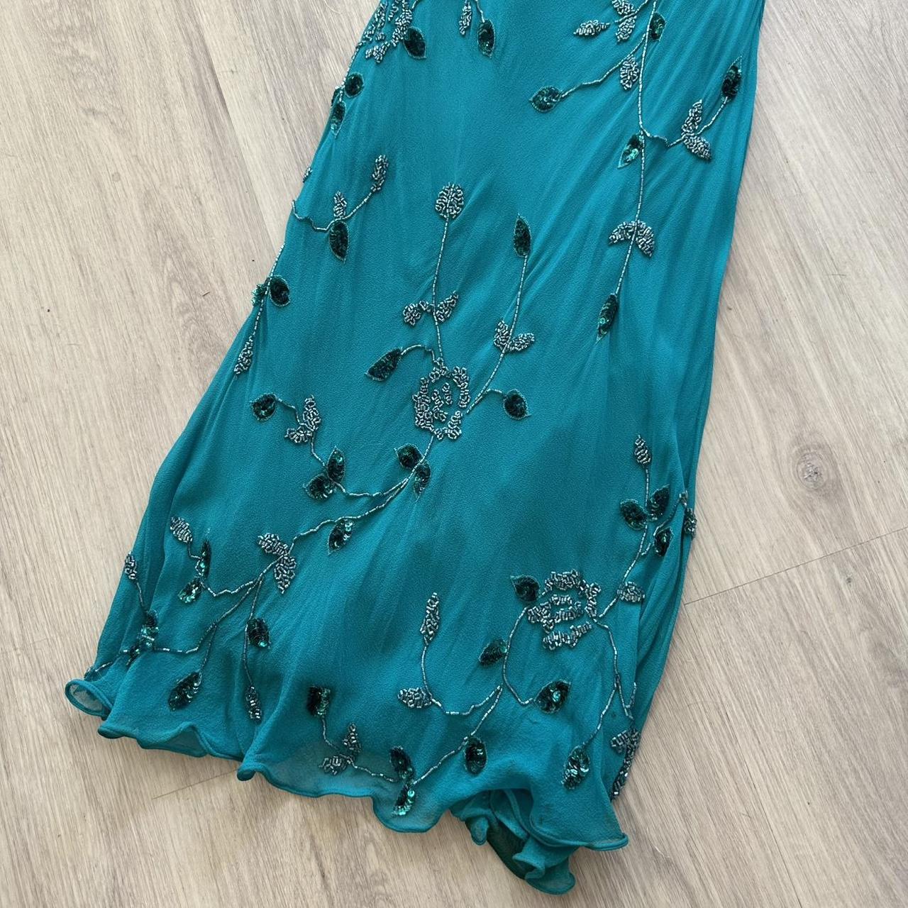 Vintage One Shoulder Turquoise Long Formal Dresses Chiffon Beaded Prom Dresses Elegant Sheath Evening Gowns ED04655