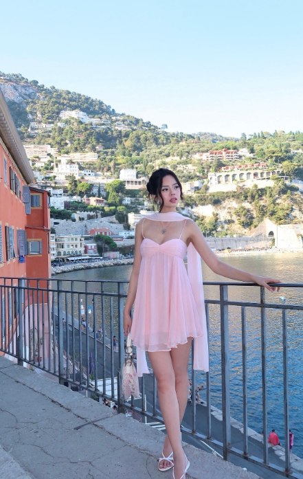 French Spaghetti Strap Sheath Short Prom Dresses Pink Birthday Dresses Pleated Homecoming Dresses ED04681