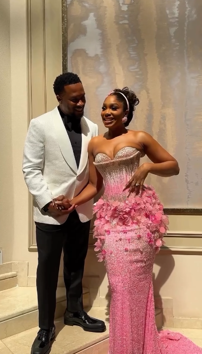 Sexy Strapless Mermaid Pink Long Prom Dresses Beaded Applique Pink Evening Dresses ED04804