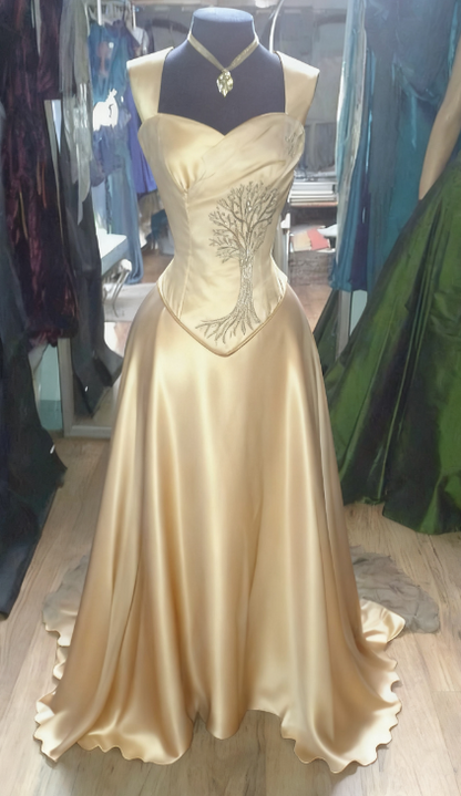 Elegant Strap Sheath Green Long Prom Dresses Satin Green Evening Dresses ED04852