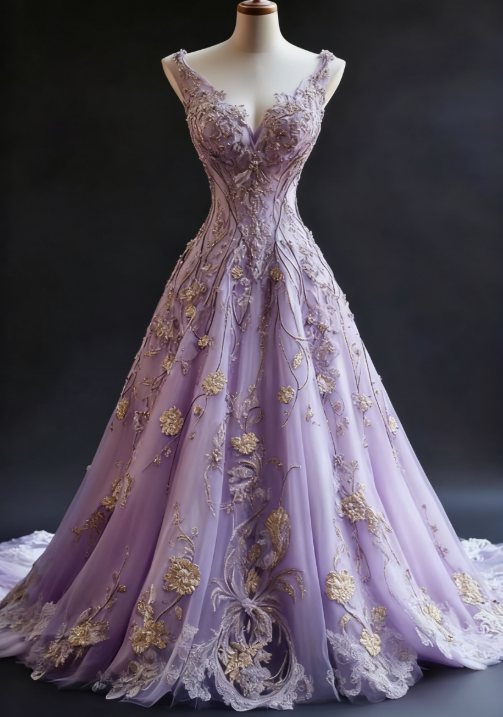 Gorgeous V-neck A-Line Tulle Long Prom Dresses Tulle Beaded Applique White Quinceañera Dresses 2025 Halloween Dress ED04859