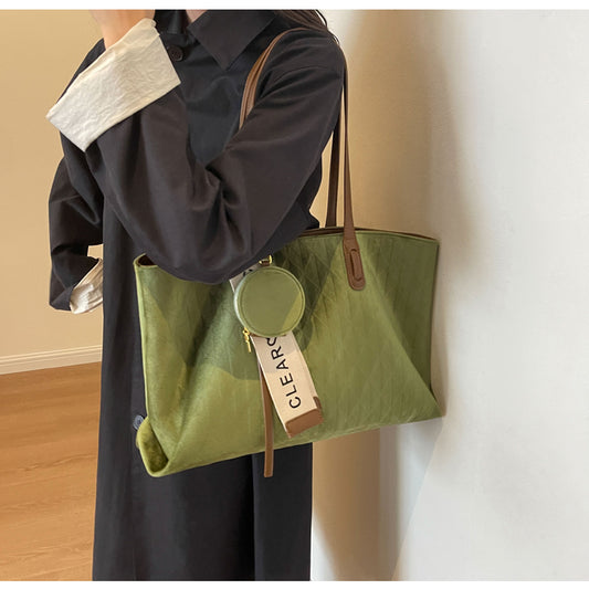 Sac fourre-tout polyvalent rétro grande capacité pour les déplacements quotidiens ED0495
