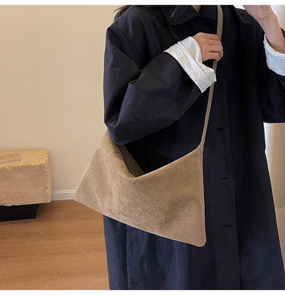 Sac bandoulière vintage en peau de cerf ED0498