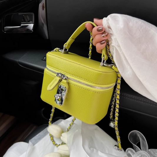 Sac à main à chaîne tendance, petit sac carré, sac à bandoulière ED0502