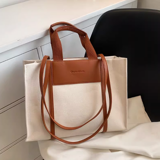 Sac à bandoulière décontracté en toile de grande capacité ED0503